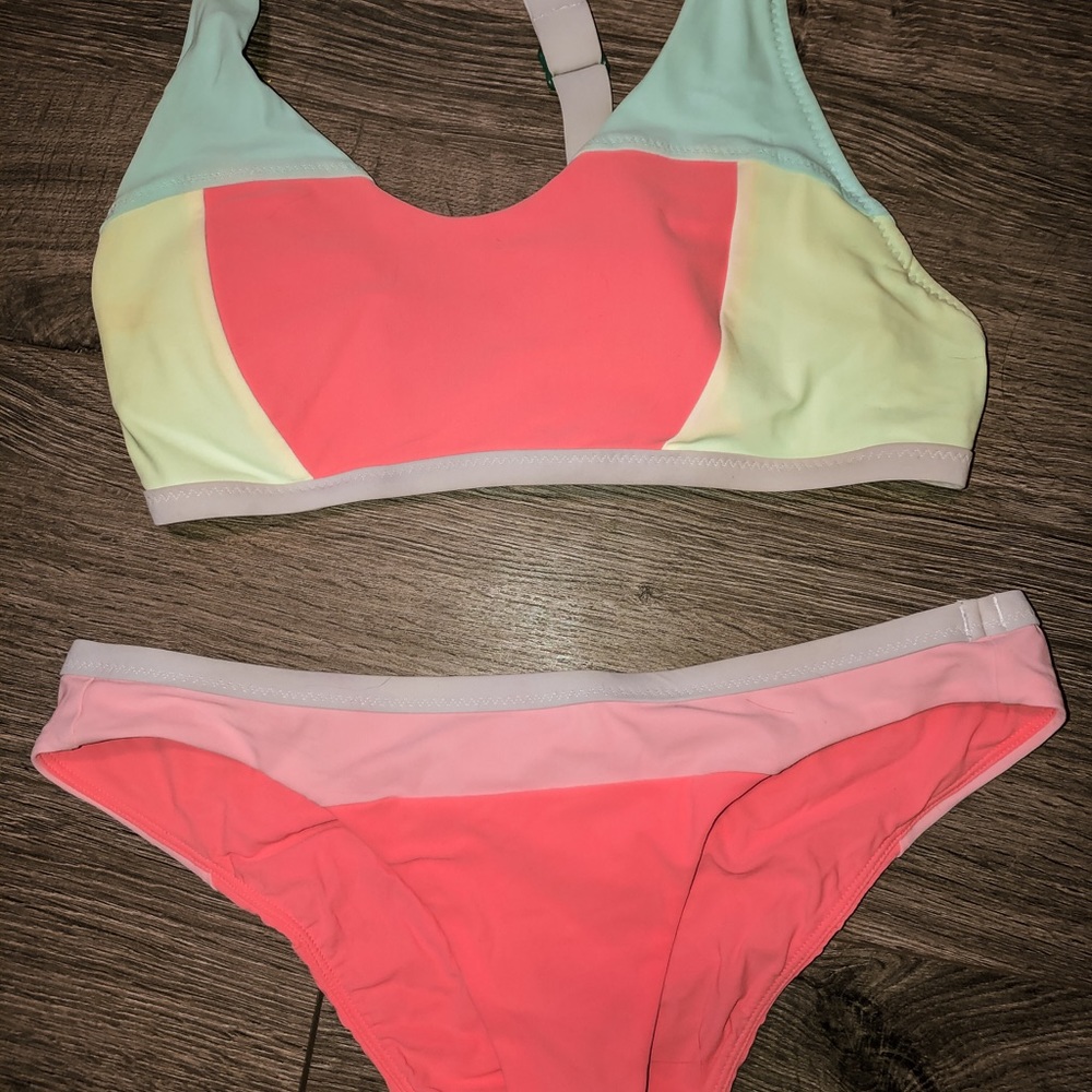 Colorful LuluLemon bikini